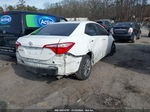 2015 Toyota Corolla Le Plus White vin: 2T1BURHE3FC289228