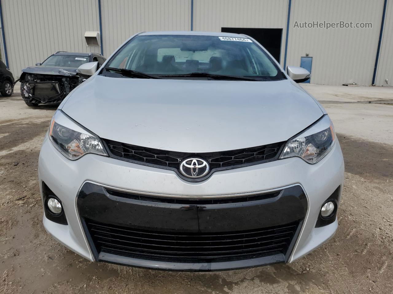 2015 Toyota Corolla L Silver vin: 2T1BURHE3FC295059