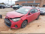 2015 Toyota Corolla S Plus Red vin: 2T1BURHE3FC315021