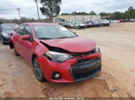 2015 Toyota Corolla S Plus Red vin: 2T1BURHE3FC315021