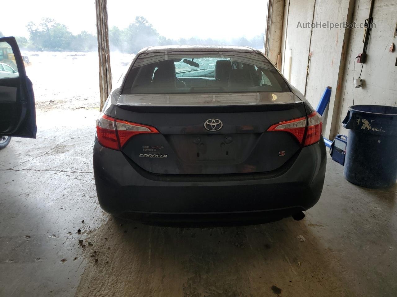 2015 Toyota Corolla L Синий vin: 2T1BURHE3FC328867