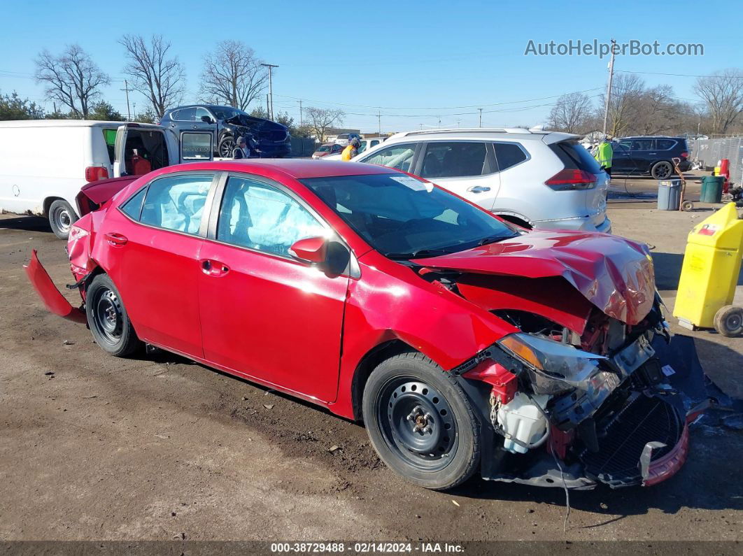 2015 Toyota Corolla S Red vin: 2T1BURHE3FC356796