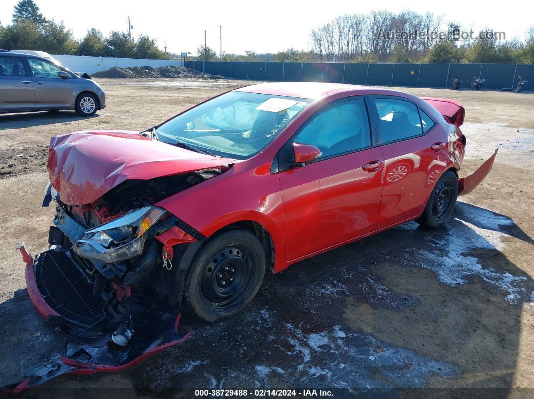 2015 Toyota Corolla S Red vin: 2T1BURHE3FC356796