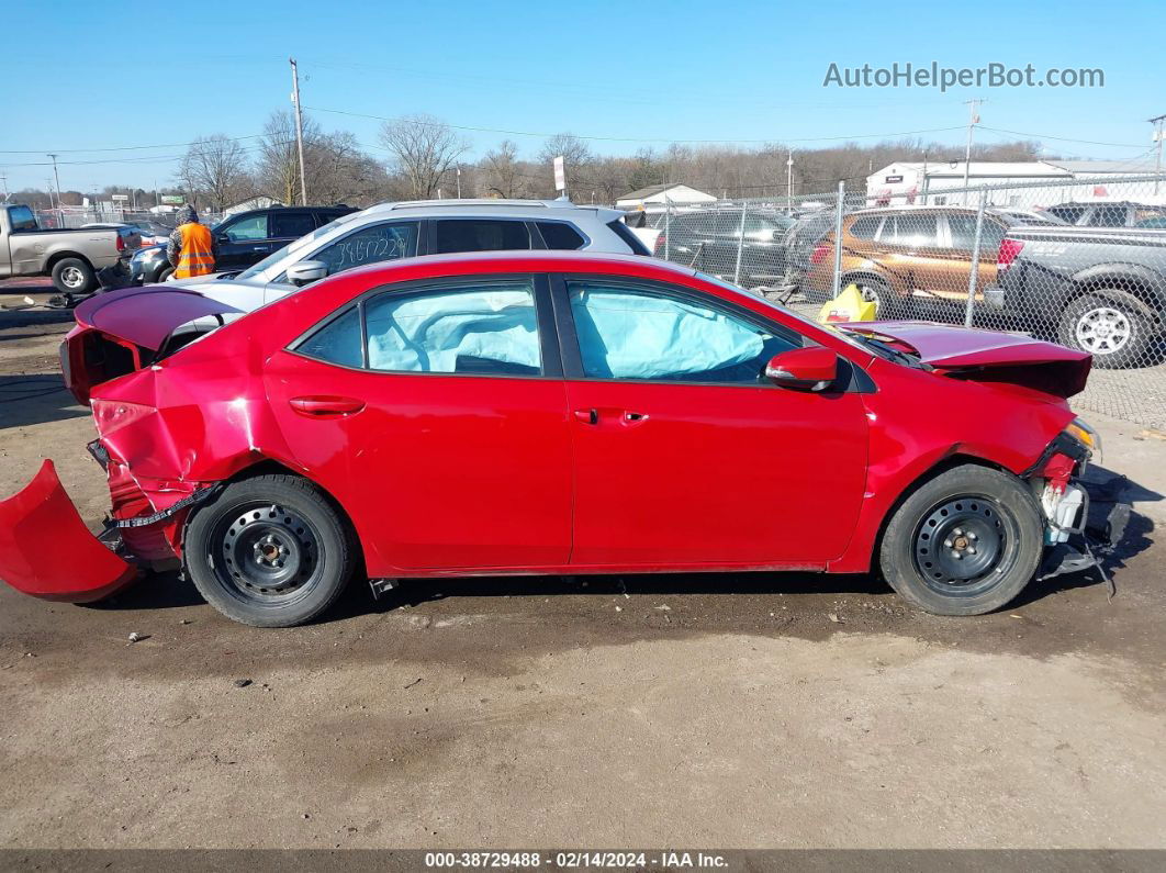 2015 Toyota Corolla S Red vin: 2T1BURHE3FC356796