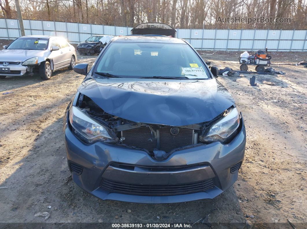 2015 Toyota Corolla Le Gray vin: 2T1BURHE3FC358273