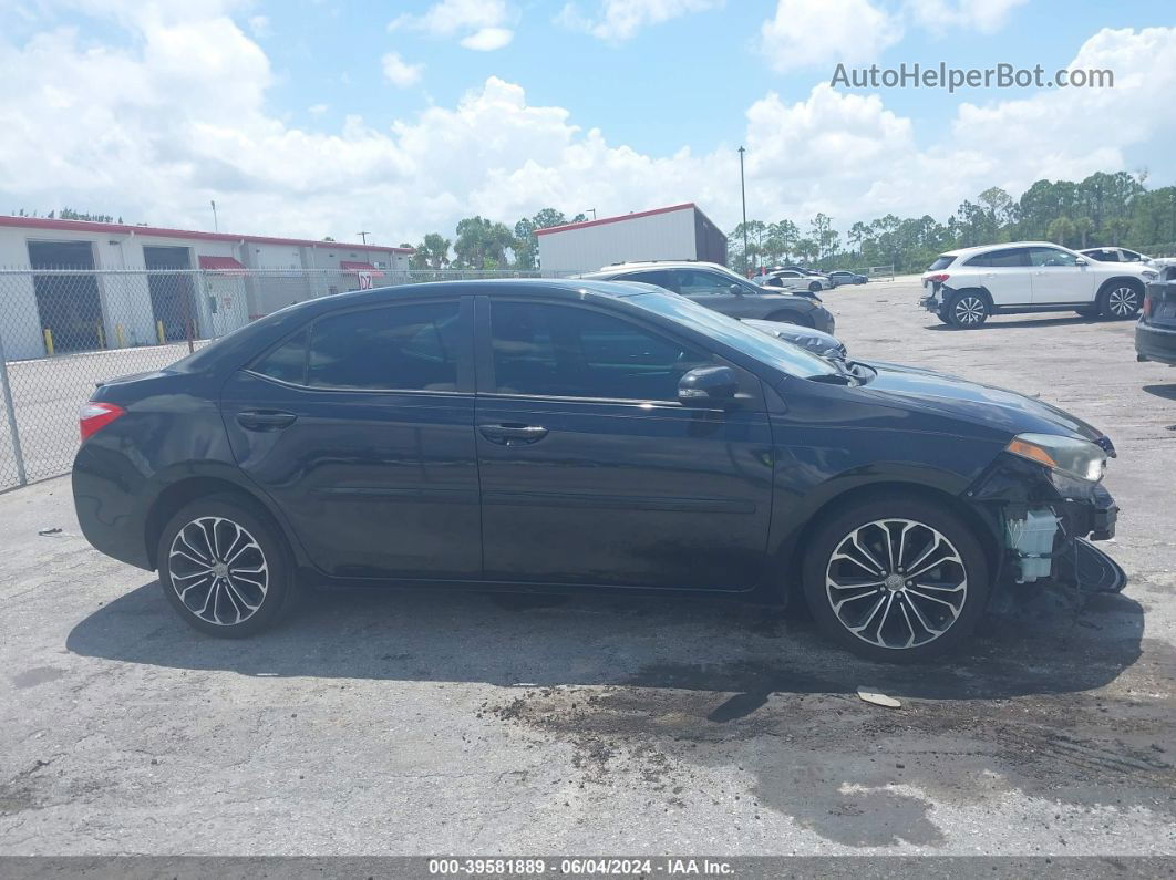 2015 Toyota Corolla S Plus Черный vin: 2T1BURHE3FC383268