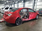 2015 Toyota Corolla L Red vin: 2T1BURHE3FC414809