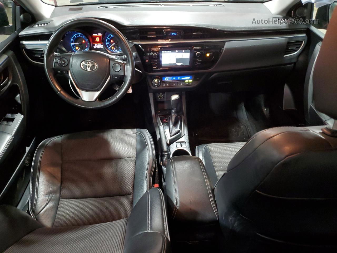 2015 Toyota Corolla L Красный vin: 2T1BURHE3FC414809