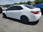 2015 Toyota Corolla L White vin: 2T1BURHE3FC415135