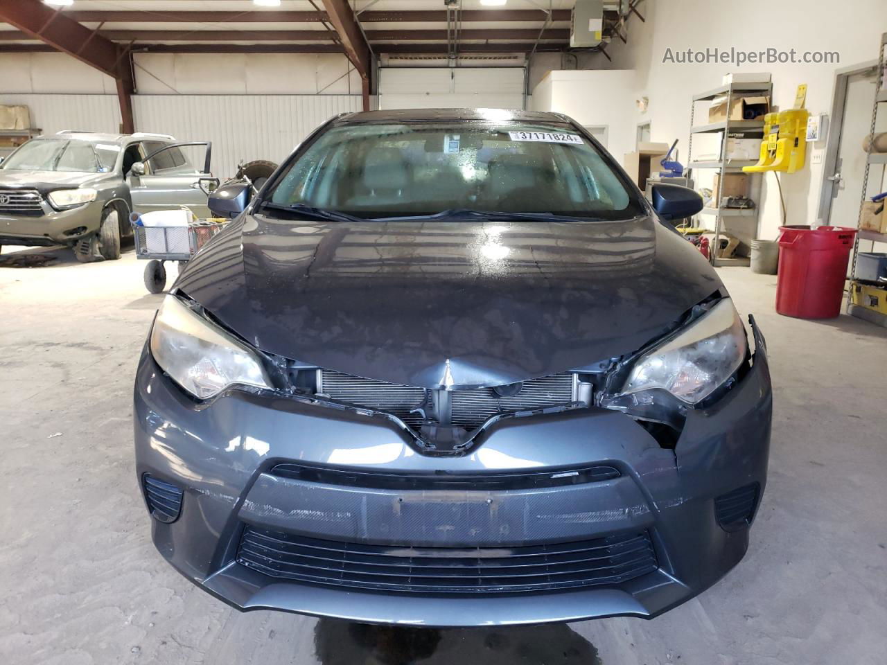 2015 Toyota Corolla L Charcoal vin: 2T1BURHE3FC415300