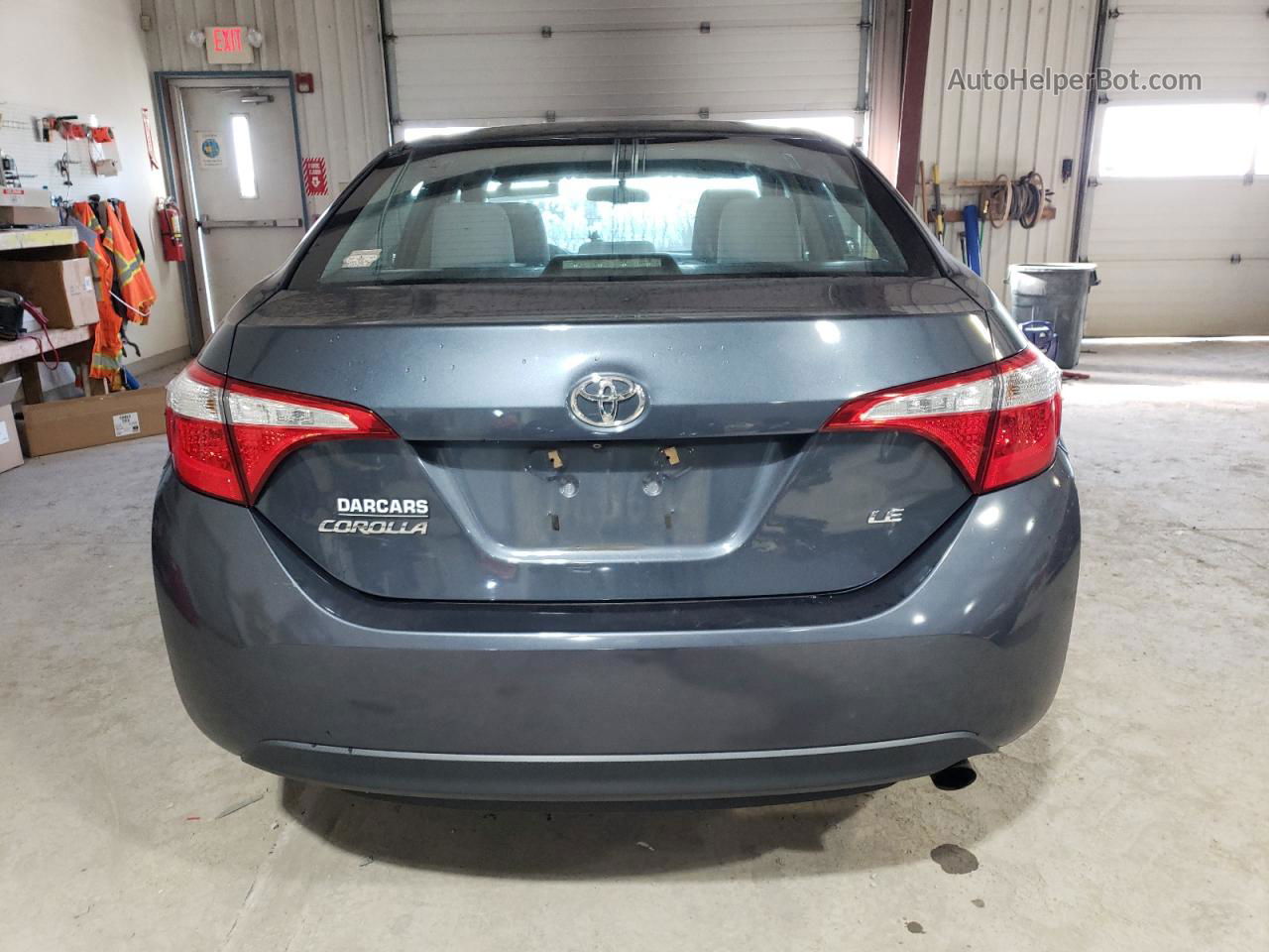 2015 Toyota Corolla L Charcoal vin: 2T1BURHE3FC415300