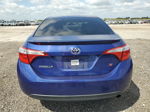 2015 Toyota Corolla L Blue vin: 2T1BURHE3FC420996