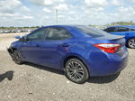 2015 Toyota Corolla L Blue vin: 2T1BURHE3FC420996