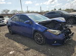 2015 Toyota Corolla L Синий vin: 2T1BURHE3FC420996