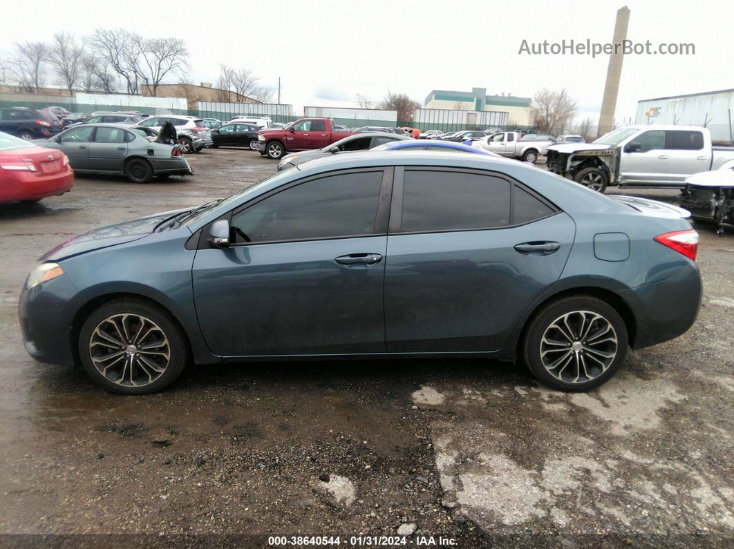 2015 Toyota Corolla S Plus Синий vin: 2T1BURHE3FC428273