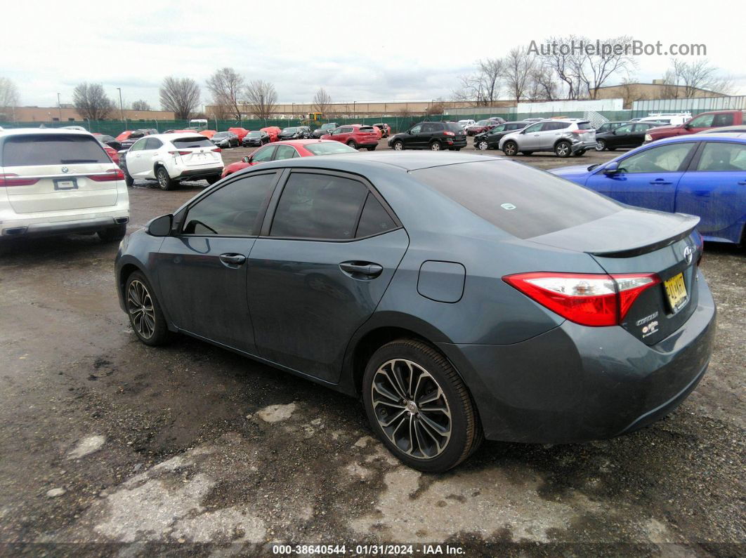 2015 Toyota Corolla S Plus Blue vin: 2T1BURHE3FC428273