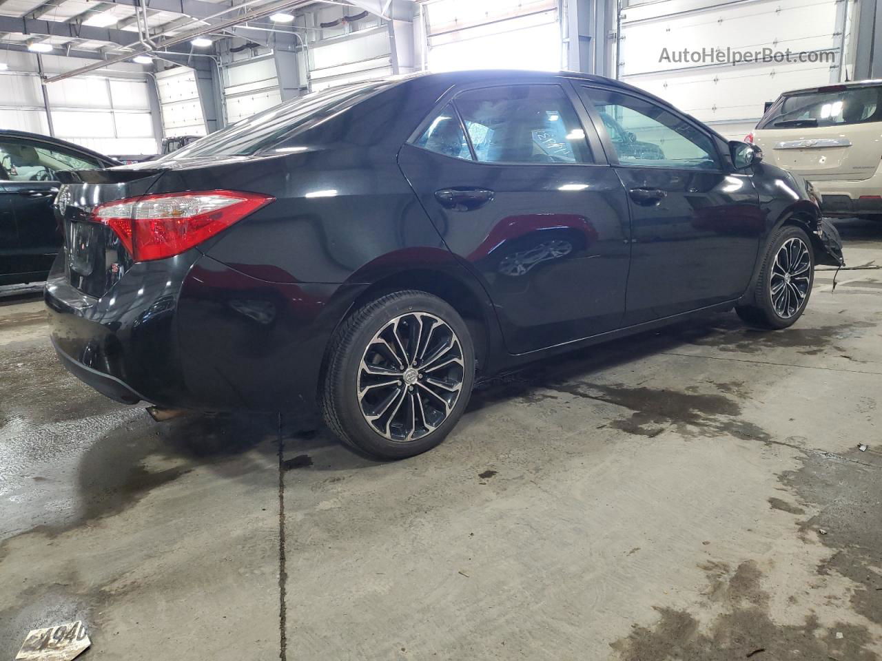 2016 Toyota Corolla L Black vin: 2T1BURHE3GC493867