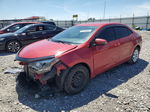 2016 Toyota Corolla L Красный vin: 2T1BURHE3GC501112