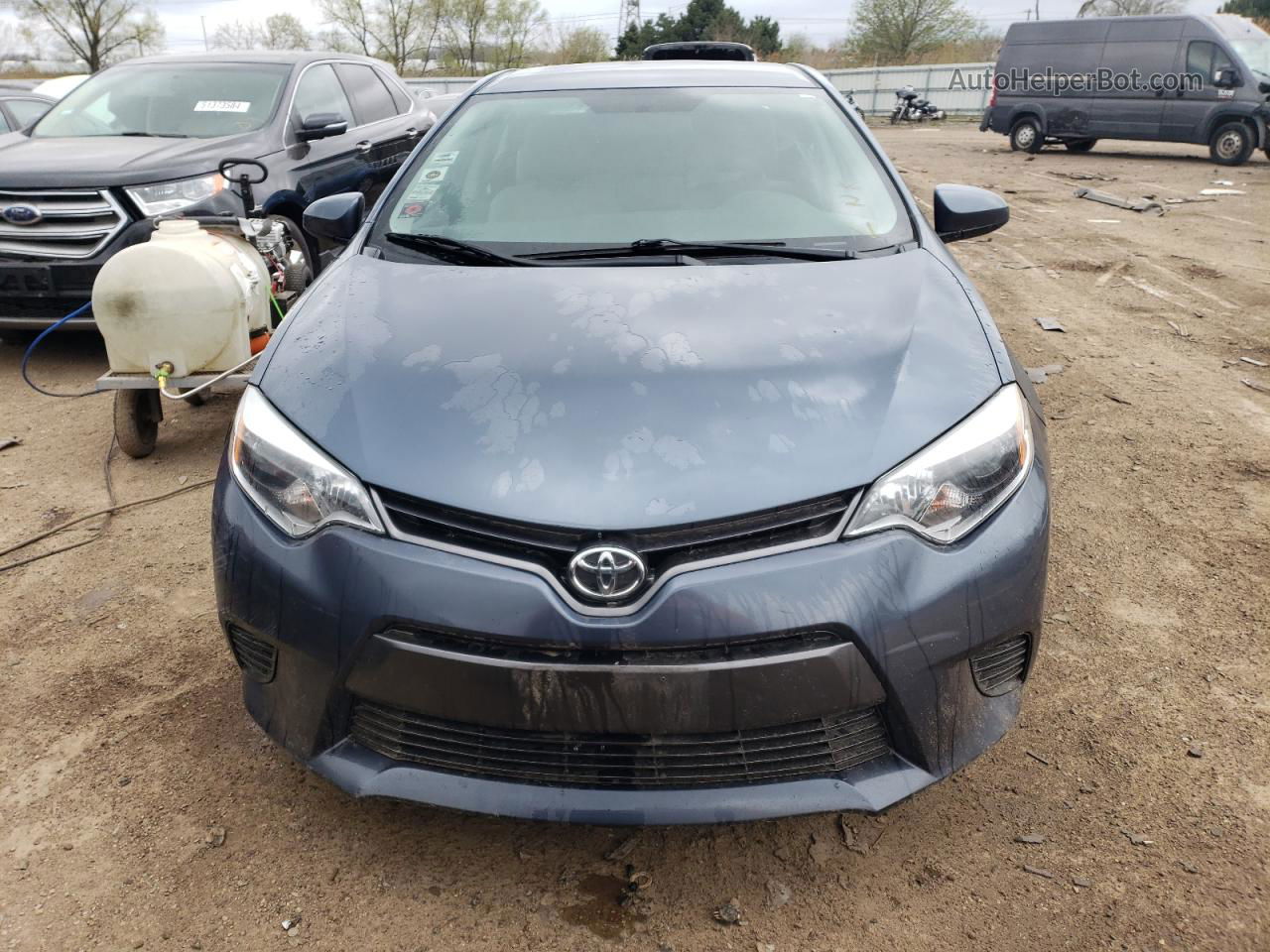 2016 Toyota Corolla L Gray vin: 2T1BURHE3GC516760