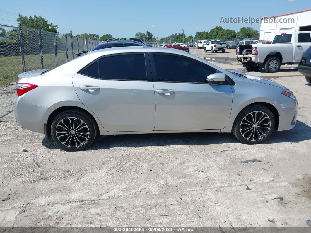 2016 Toyota Corolla S Plus Серебряный vin: 2T1BURHE3GC521599