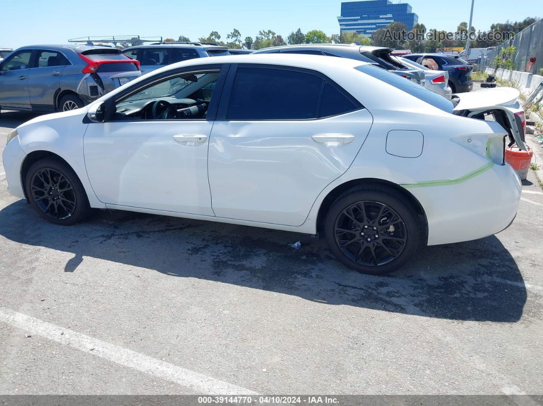 2016 Toyota Corolla S W/special Edition Pkg White vin: 2T1BURHE3GC536961