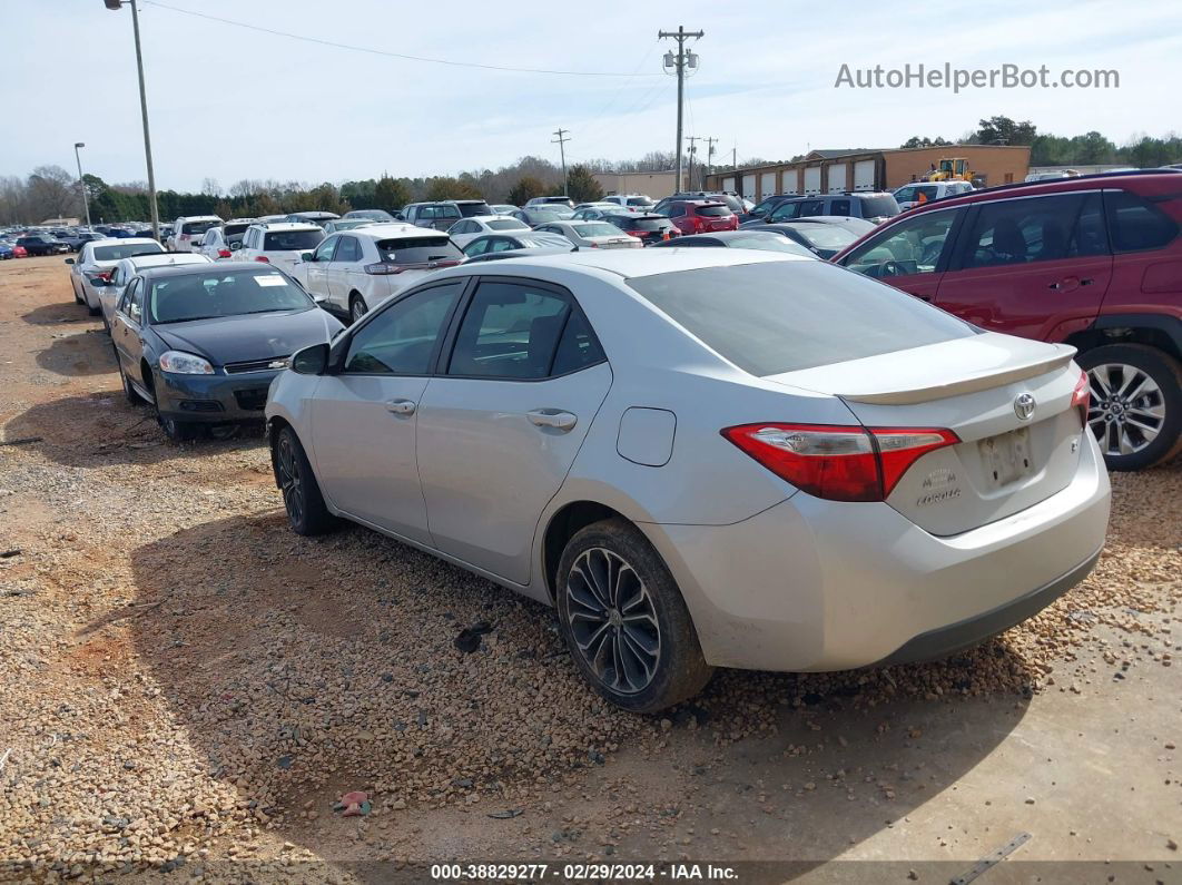 2016 Toyota Corolla S Plus Silver vin: 2T1BURHE3GC566204