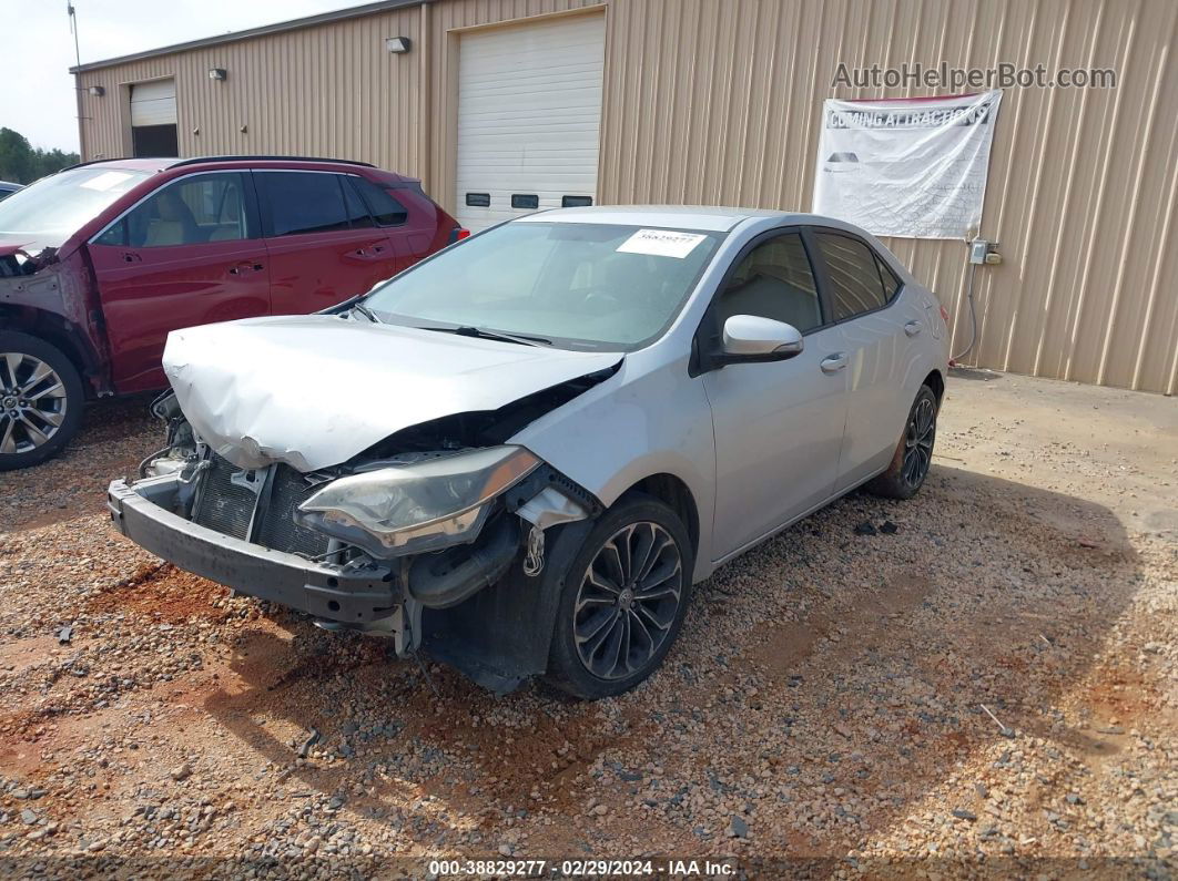 2016 Toyota Corolla S Plus Silver vin: 2T1BURHE3GC566204