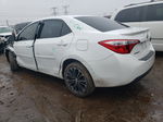 2016 Toyota Corolla L White vin: 2T1BURHE3GC568034