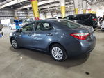 2016 Toyota Corolla L Blue vin: 2T1BURHE3GC587313