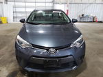 2016 Toyota Corolla L Blue vin: 2T1BURHE3GC587313