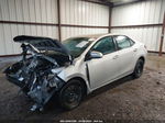 2016 Toyota Corolla Le Silver vin: 2T1BURHE3GC602909