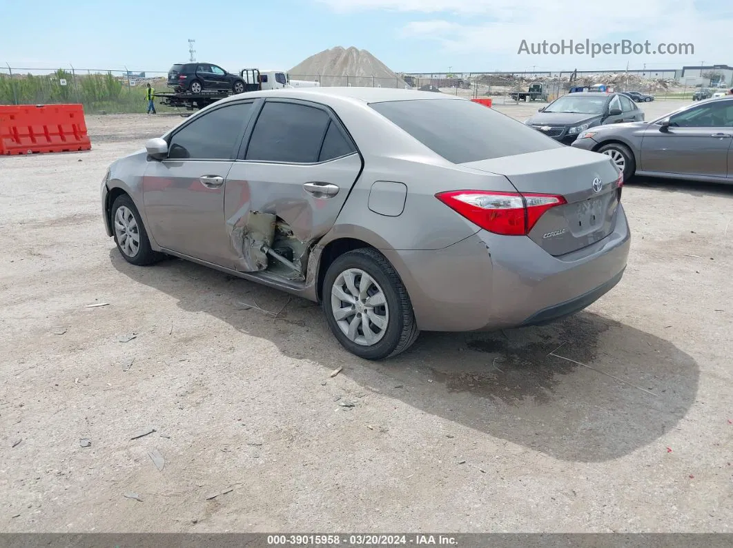 2016 Toyota Corolla Le Gold vin: 2T1BURHE3GC626949