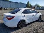 2016 Toyota Corolla L White vin: 2T1BURHE3GC636137