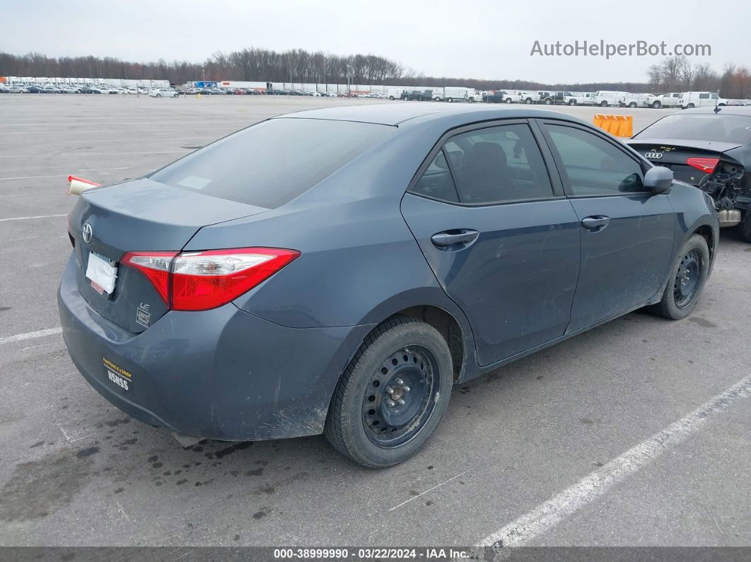 2016 Toyota Corolla Le Blue vin: 2T1BURHE3GC637756