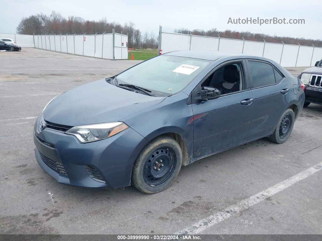 2016 Toyota Corolla Le Blue vin: 2T1BURHE3GC637756