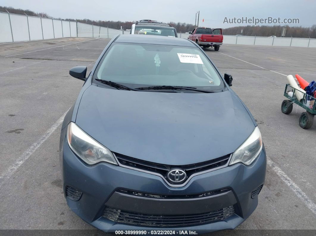 2016 Toyota Corolla Le Blue vin: 2T1BURHE3GC637756