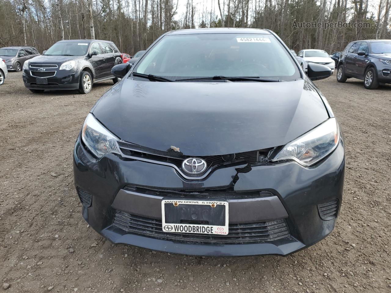 2016 Toyota Corolla L Черный vin: 2T1BURHE3GC671616