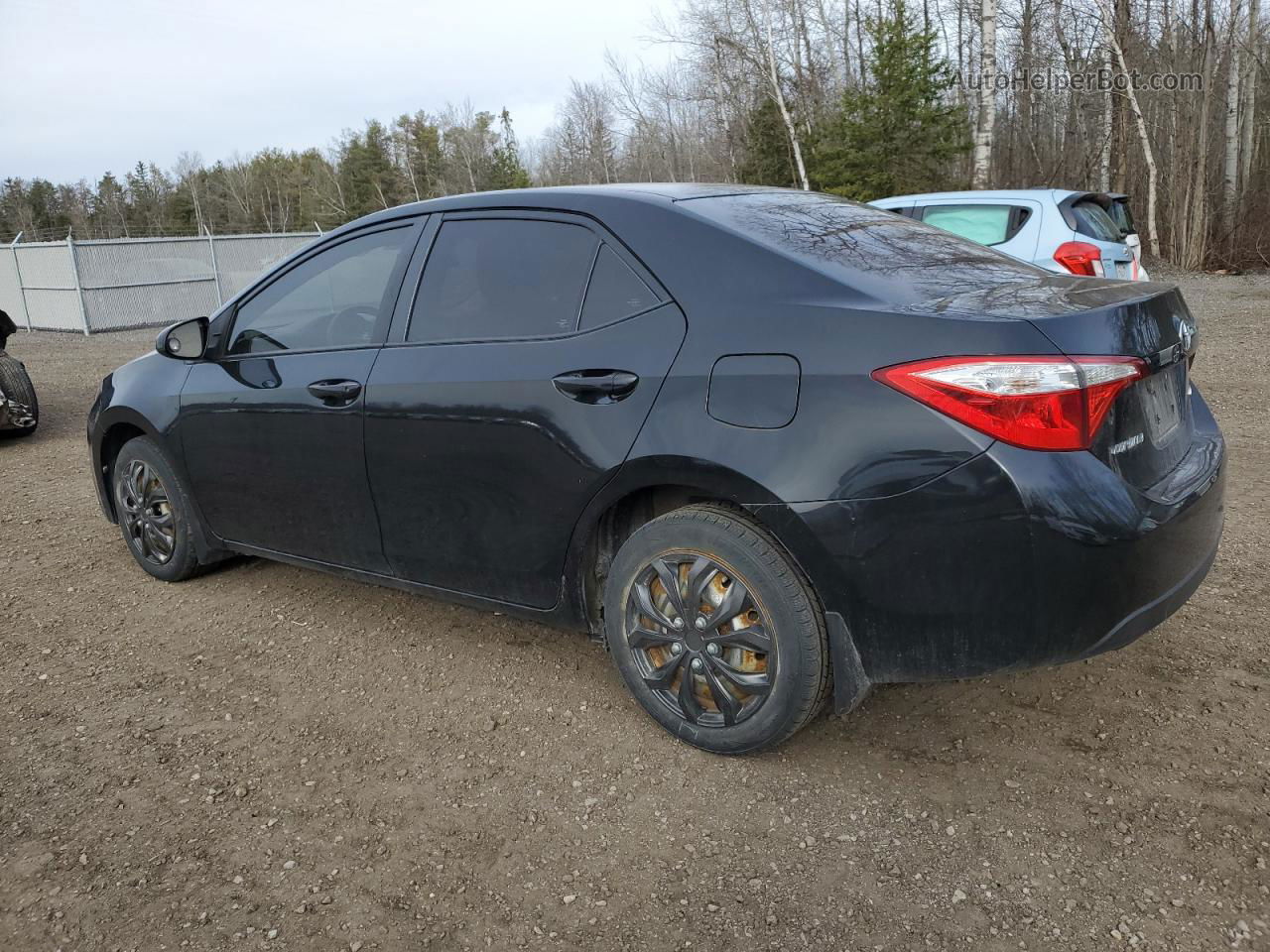 2016 Toyota Corolla L Black vin: 2T1BURHE3GC671616