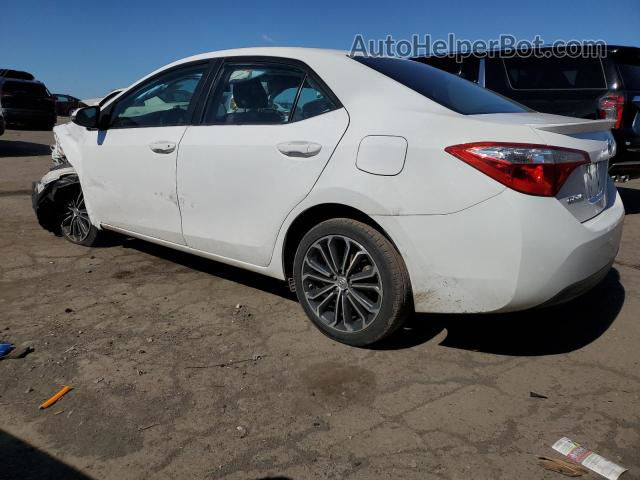 2016 Toyota Corolla L Белый vin: 2T1BURHE3GC674547