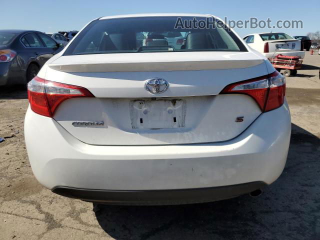 2016 Toyota Corolla L White vin: 2T1BURHE3GC674547