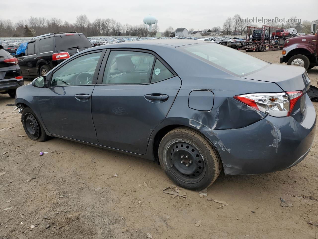 2016 Toyota Corolla L Gray vin: 2T1BURHE3GC724847