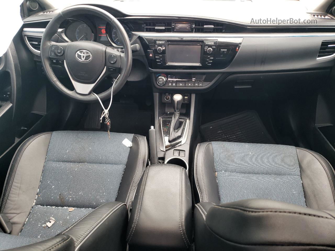 2016 Toyota Corolla L Белый vin: 2T1BURHE3GC737517