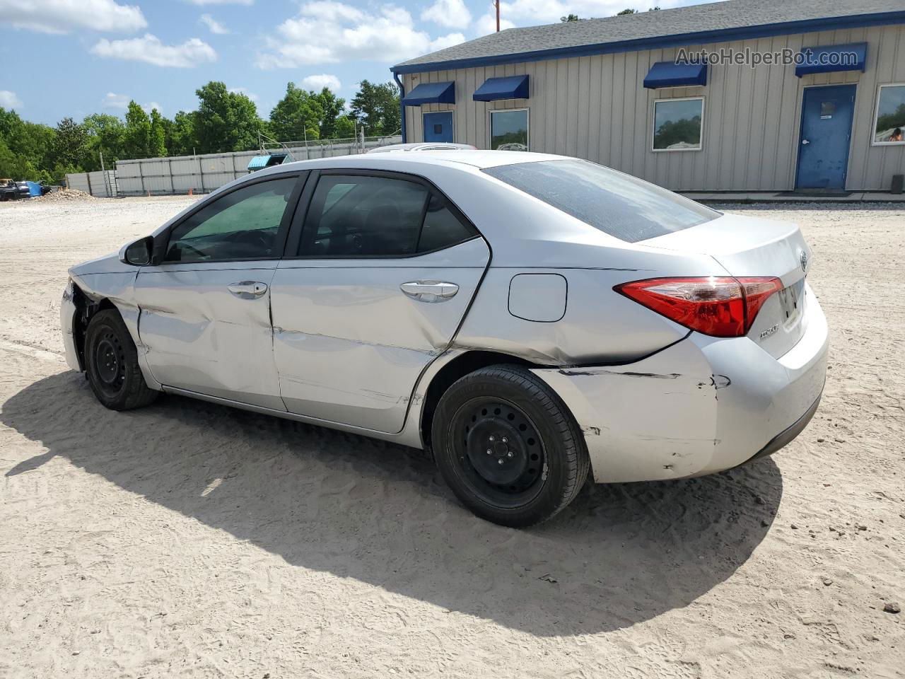 2017 Toyota Corolla L Silver vin: 2T1BURHE3HC755209