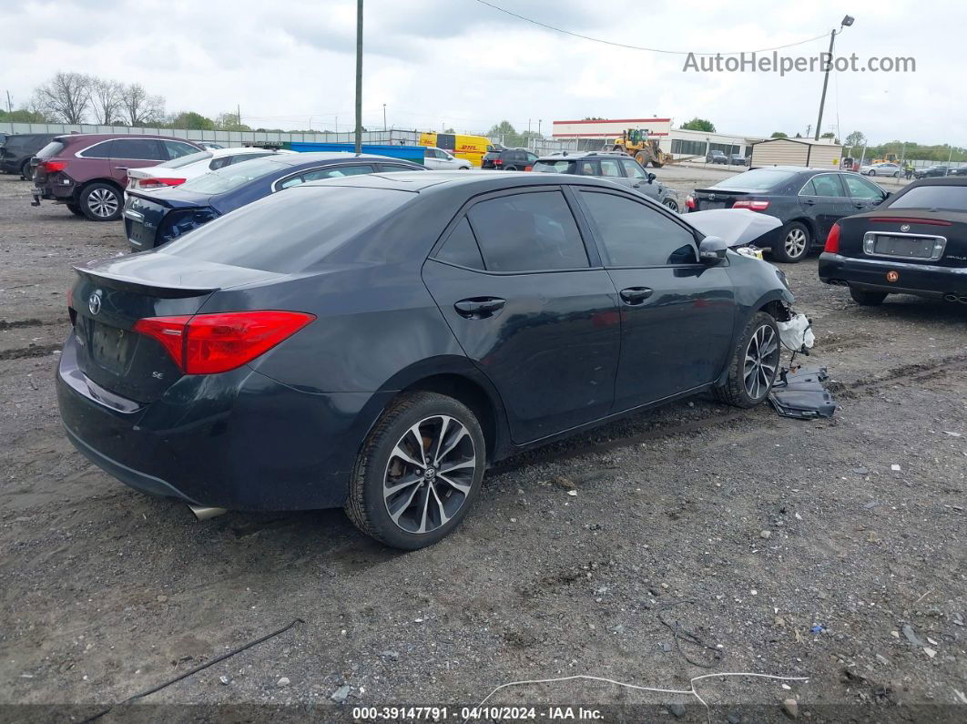 2017 Toyota Corolla Se Black vin: 2T1BURHE3HC758482