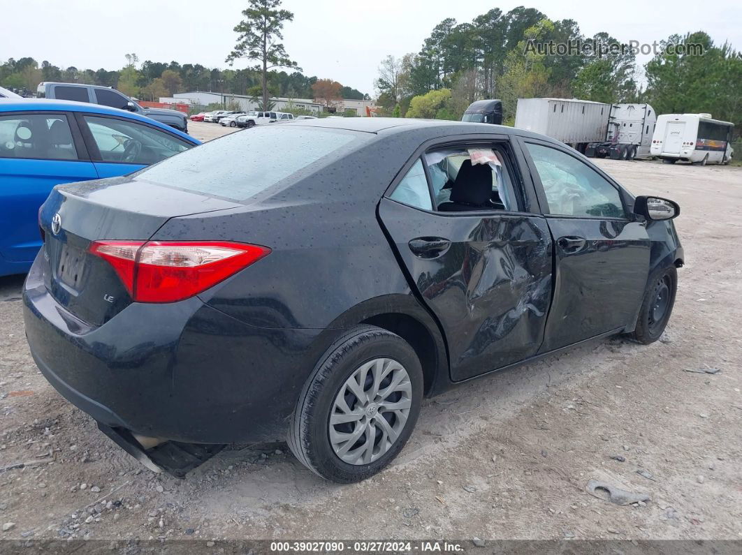 2017 Toyota Corolla Le Черный vin: 2T1BURHE3HC770891