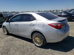 2017 Toyota Corolla L Silver vin: 2T1BURHE3HC773497