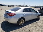 2017 Toyota Corolla L Silver vin: 2T1BURHE3HC773497