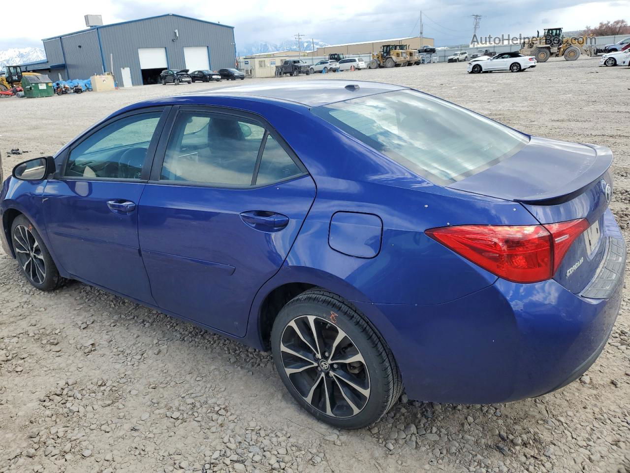 2017 Toyota Corolla L Blue vin: 2T1BURHE3HC783446