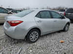 2017 Toyota Corolla L Silver vin: 2T1BURHE3HC811388