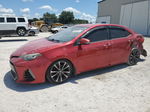 2017 Toyota Corolla L Red vin: 2T1BURHE3HC821497